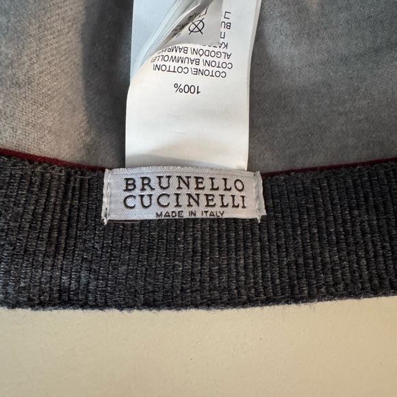 Brunello Cucinelli Dark Blue Baseball Cap - Picture 6 of 6